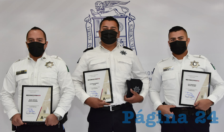 Se exhortó a los elementos a seguir trabajando con honor, lealtad y compromiso para construir todos los días un mejor Aguascalientes y continuar enalteciendo a la corporación