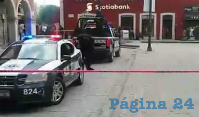 Balean a los hombres, uno murió en el lugar