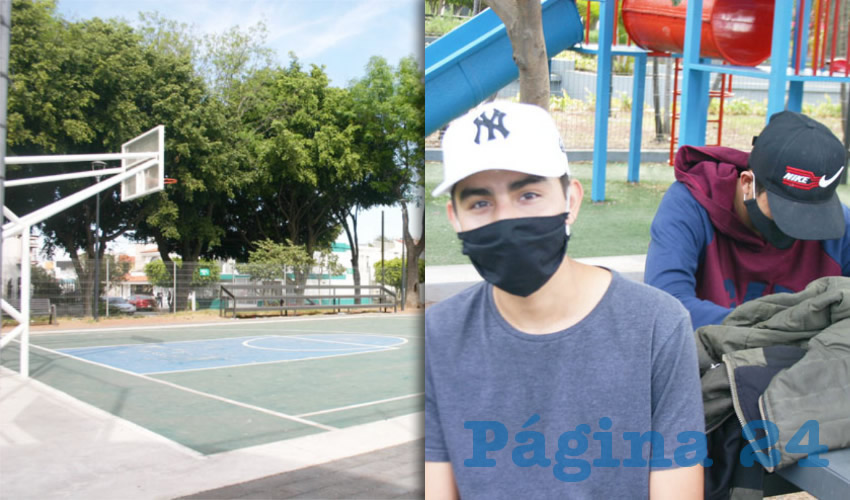 Los espacios para que los jóvenes se esparzan lucen vacíos, ante la prohibición de actividades sociales y recreativas impuesta por el gobierno estatal. Además de este factor, baja el ánimo de los jóvenes el hecho de que son “vistos como apestados” si estornudan o tosen en público. Son repudiados si se olvidan de usar el cubrebocas…/Fotos: Francisco Tapia