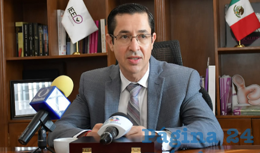 Luis Fernando Landeros Ortiz, consejero presidente del IEE (Foto: Archivo)
