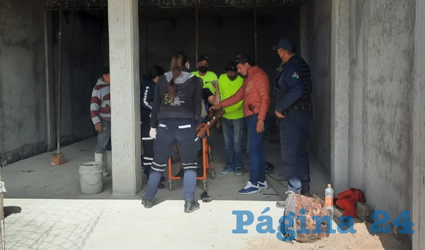 El accidente ocurri&oacute; en una obra en construcci&oacute;n de la comunidad Santa Rosa, El Llano