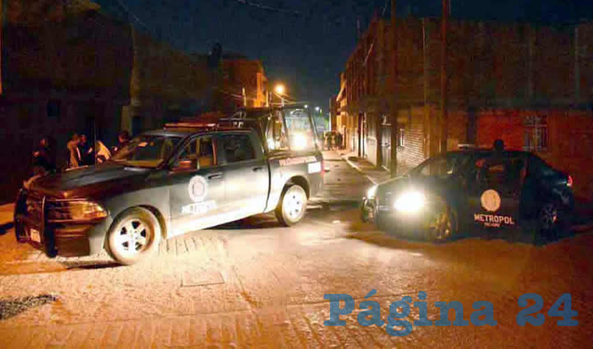 El arribo de los policías