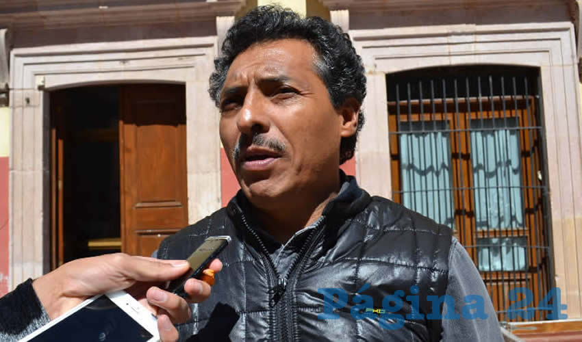 Marcelino Rodarte Hernández, integrante del Movimiento de Bases en Defensa del Issstezac (Foto: Archivo Página 24)