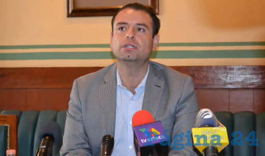 Miguel Varela Pinedo, presidente municipal de Tlaltenango (Foto: Archivo Página 24)