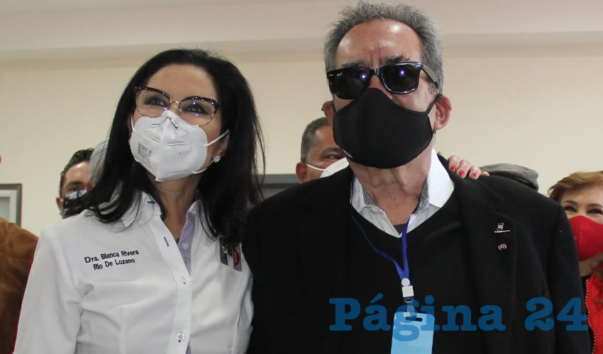 Blanca Esthela Rivera Rio Flores, doctora en Historia del Arte, llegó al PRI acompañada de su marido Carlos Lozano de la Torre, quien siendo gobernador logró que el tricolor perdiera todas las elecciones federales y locales, entregando el estado al PAN (Foto: Juan Fernando Reyes Ortega)