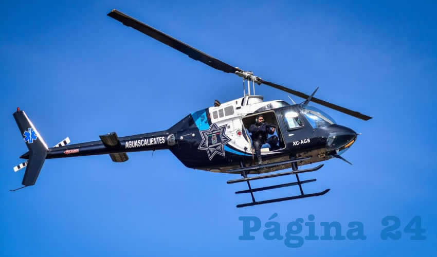 En materia de capacitación, la tripulación de vuelo y el personal técnico aeronáutico realizaron dos cursos en equipo Bell 206 series