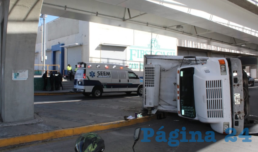 El accidente en avenida José F. Elizondo