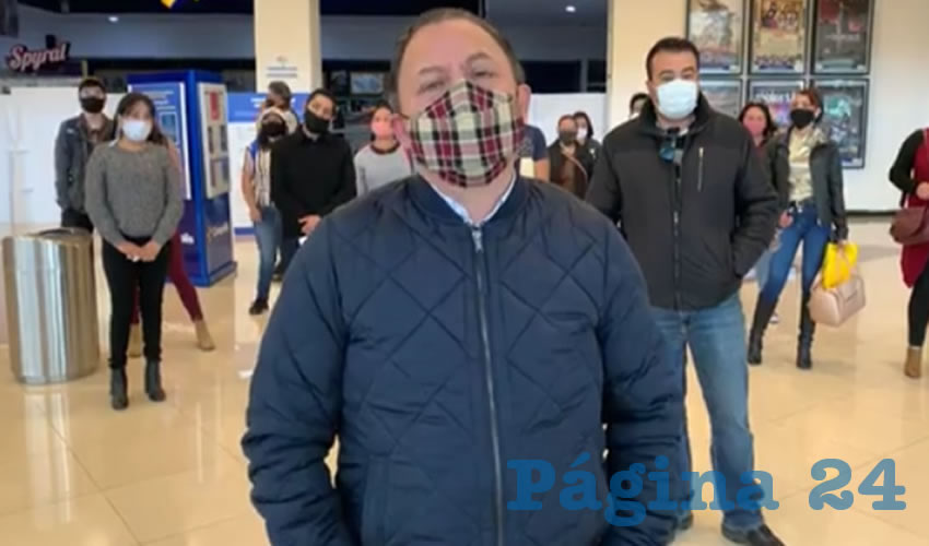 Alejandro Rivera Nieto, líder del SITEZ, informó que los ejecutivos se negaron a que estas organizaciones estuvieran presentes como asesores jurídicos de los afectados, por lo que se rompió el diálogo porque los afectados determinaron retirarse (Foto: Cortesía)