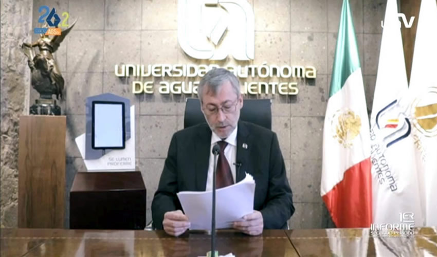 El rector de la UAA precisó los alcances de la treintena de proyectos enfocados al estudio de problemáticas relacionadas con la COVID-19