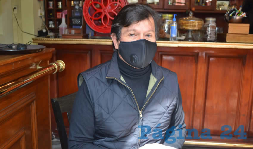 Felipe Casas Soto, prestador de servicios turísticos en el Centro Histórico de la ciudad (Foto: Rocío Castro Alvarado)