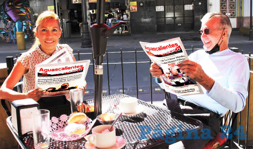 En el restaurante Mitla desayunaron Laura Rivera y Robert Filder