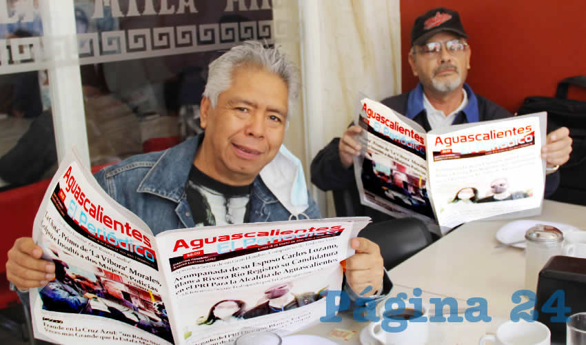 En el restaurante Mitla desayunaron V&iacute;ctor Hugo Mart&iacute;nez Guerra y Rodolfo Fern&aacute;ndez Garc&iacute;a