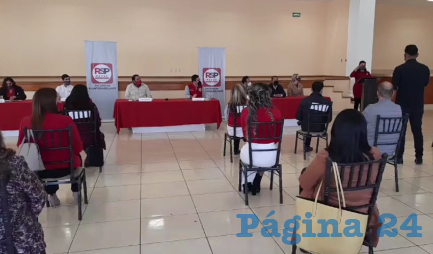 En conferencia de prensa virtual, el partido político Redes Sociales Progresistas presentó a sus precandidatos a gobernadora, diputaciones locales y federales, recalcando en su mensaje el tema de inclusión (Foto: cortesía)