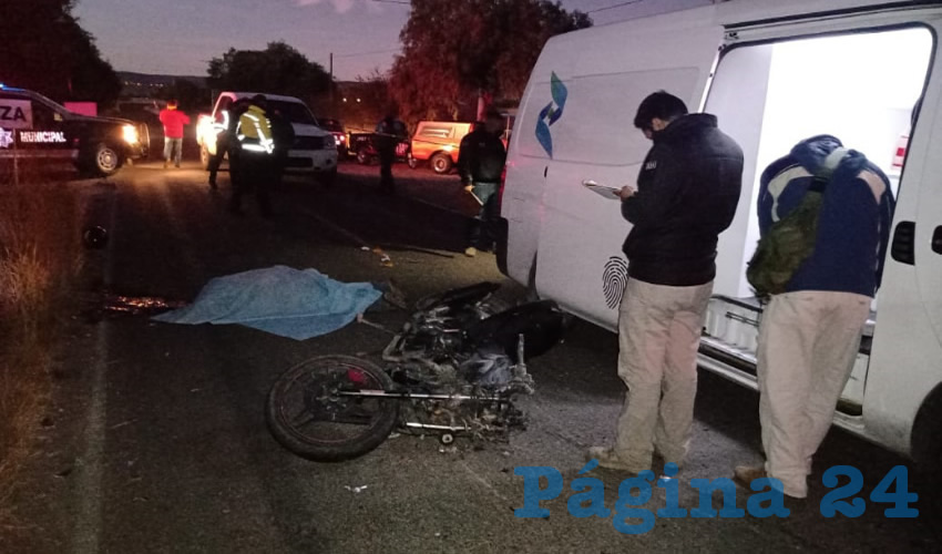 El fatal percance se registró en la carretera estatal 54, en terrenos de San Isidro, Rincón de Romos
