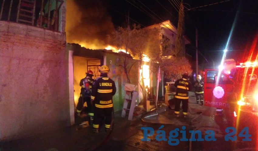 El siniestro ocurrió en la humilde vivienda situada en calle Jesús Carranza 205