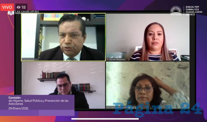 En una segunda reunión extraordinaria los emecistas Patricia Meza (derecha abajo) y Luis Munguía ya no se presentaron, por lo que no hubo quórum para sesionar, por lo cual el acuerdo legislativo, propuesto por Arturo Lemus (arriba a la izquierda), quedó varado para una próxima comisión/Foto: Tomada de video