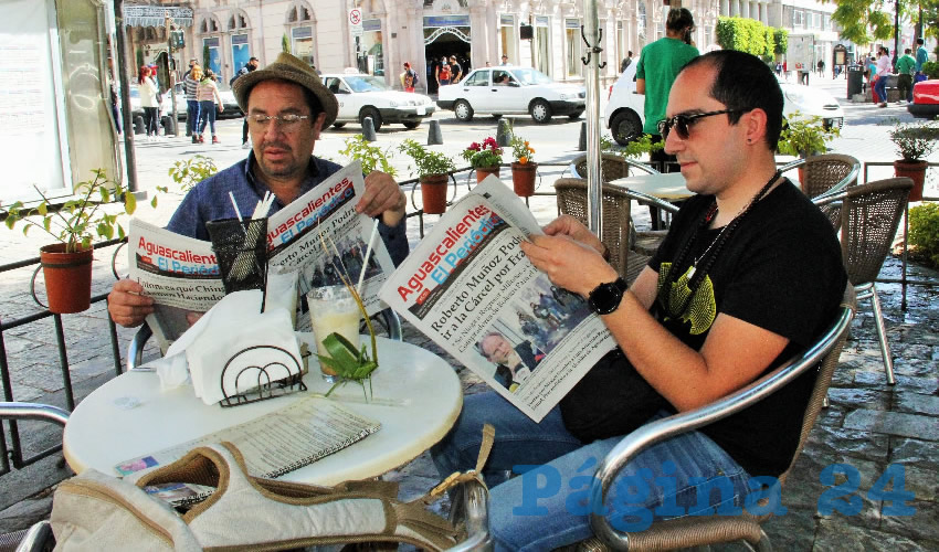 Crist&oacute;bal Rodr&iacute;guez Villase&ntilde;or y Daniel Rodr&iacute;guez Guti&eacute;rrez desayunaron en Caf&eacute; Catedral 