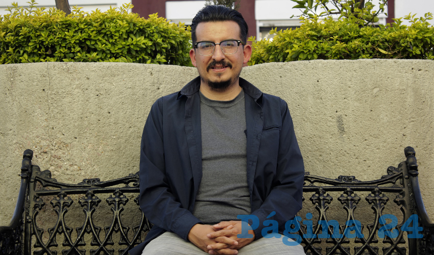 El activista e historiador Adrián Gerardo Rodríguez Sánchez (Foto: Diana León)