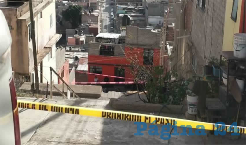 La calle fue acordonada