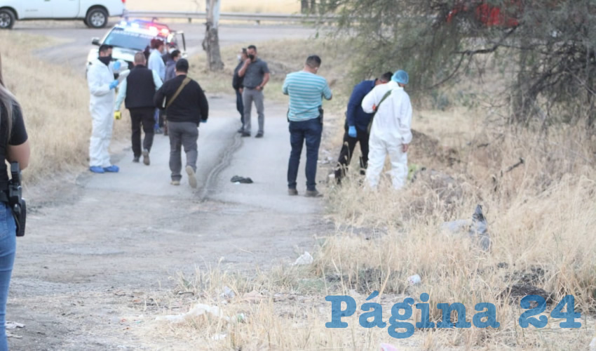 El cuerpo de la mujer estaba dentro de una bolsa negra de plástico y envuelvo en un cobertor