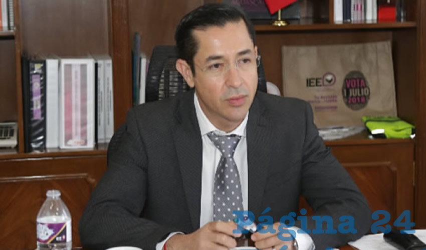 Luis Fernando Landeros Ortiz, consejero presidente del IEE (Foto: Archivo)