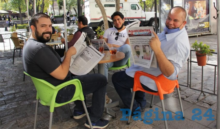 En Café Catedral desayunaron Obed Ochoa, Hugo Silva y Omar Martín del Campo