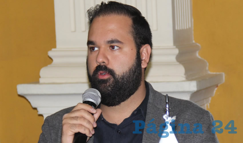Juan Manuel &Aacute;vila Hern&aacute;ndez, presidente de Coparmex (Foto: Juan Fernando Reyes Ortega)