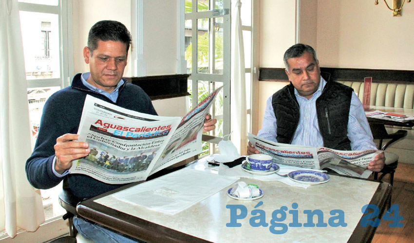 En el restaurante Sanborns desayunaron José Luis Castillo y Efraín Camacho Izaguirre