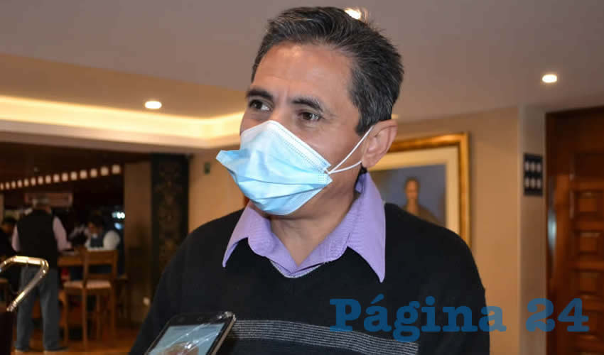 Adán González Acosta, activista social y miembro del Frente Popular de Lucha por Zacatecas (FPLZ) (Foto: Archivo Página 24)