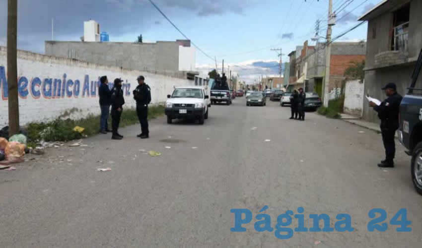 Operativo de búsqueda de los hombres armados
