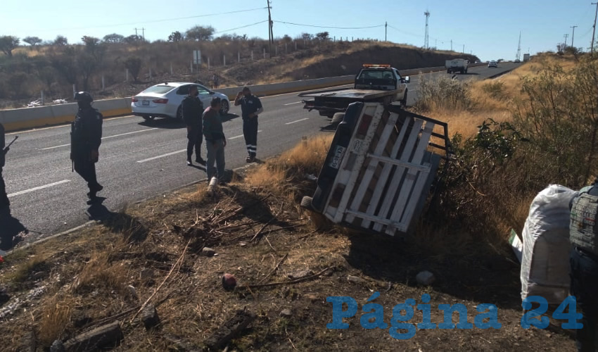 El percance se registr&oacute; en la carretera federal 70 oriente