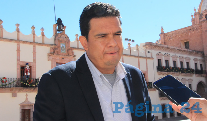 Reynaldo Delgadillo Moreno, alcalde de Calera (Foto: Archivo Página 24)
