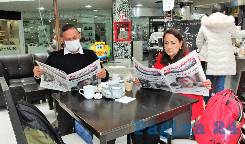 En Viva Caf&eacute; desayunaron Diego Rodr&iacute;guez y Ana Mar&iacute;a Venegas