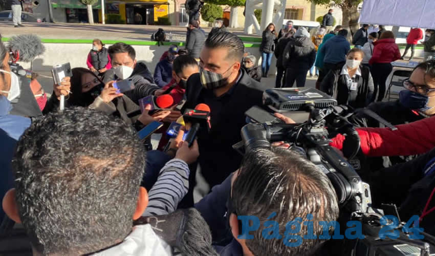 Aldo Ruiz Sánchez asegura que con protocolos de vacunación se siguieron las indicaciones del presidente (Foto: Secretaría de Bienestar)