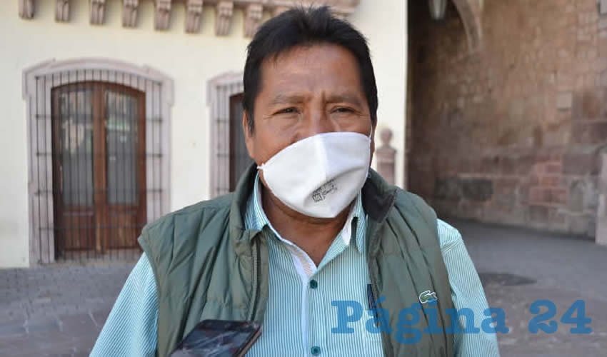 Manuel Alvarado Pérez, líder estatal de la organización campesina El Barzón (Foto: Archivo Página 24)