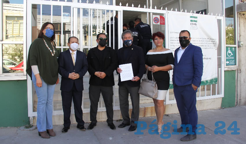Abogados en la Comisión de Derechos Humanos del Estado de Aguascalientes (Foto: Juan Fernando Reyes Ortega)