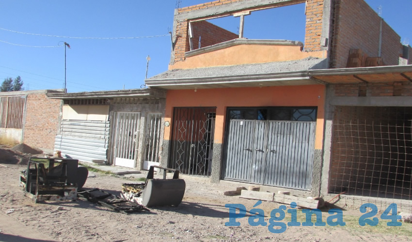 En este domicilio de la colonia José María Chávez se registró la tragedia