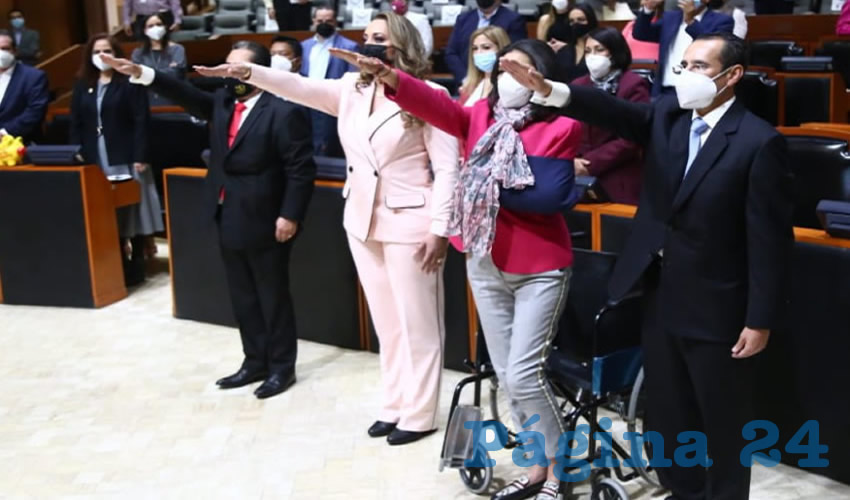 Con votos diferenciados, pues algunos obtuvieron el apoyo total de diputados y otros no, los magistrados ratificados fueron Roberto Rodríguez Preciado, Verónica Elizabeth Ucaranza Sánchez, María Eugenia Villalobos Ruvalcaba y Jorge Mario Rojas Guardado/Foto: Francisco Tapia