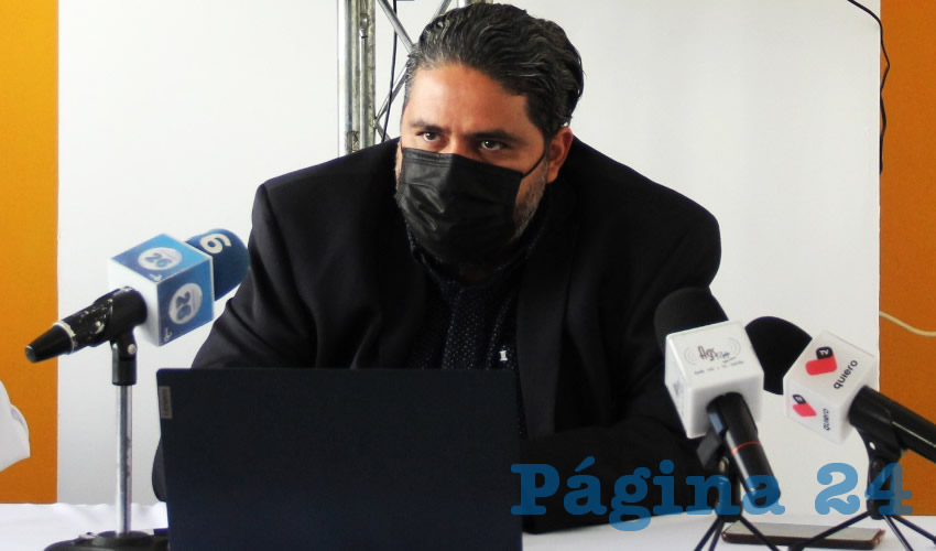 Iv&aacute;n S&aacute;nchez N&aacute;jera, presidente estatal del PRD (Foto: Juan Fernando Reyes Ortega)