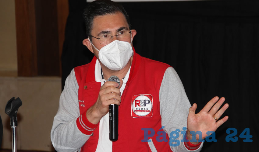 Fernando Gonz&aacute;lez S&aacute;nchez, presidente de la comisi&oacute;n ejecutiva del Partido Redes Sociales Progresistas (Foto: Juan Fernando Reyes Ortega)