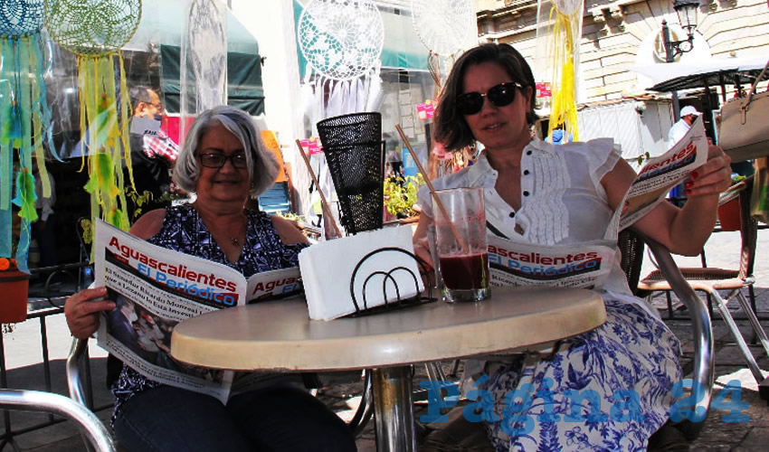 En Café Catedral desayunaron Amalia Alonso Madero y Blanca Rosa Madero