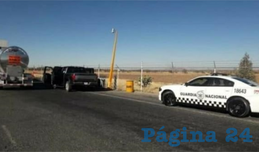 Los dos hampones fueron atrapados por la Guardia Nacional, cuando circulaban en la carretera Zacatecas-Durango