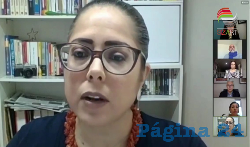 En conferencia de prensa virtual, fue presentada la muestra de Cine Científico que se puede mirar a través de la página web del Consejo Zacatecano de Ciencia y Tecnología (Cozcyt) y del Sistema Zacatecano de Radio y Televisión (Sizart) (Foto: Cortesía)