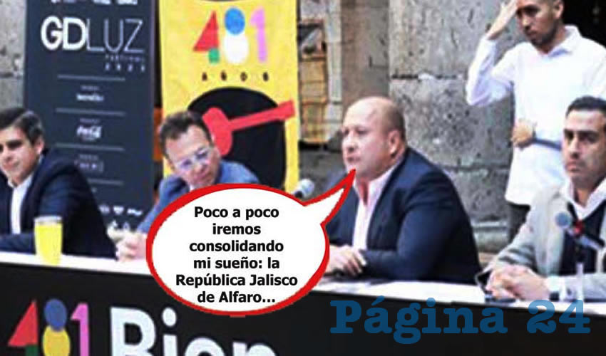 Fotografía satírica con dialogos añadidos a la imagen original.