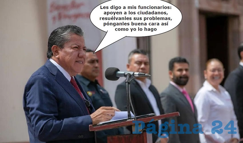 Fotografía satírica con dialogos añadidos a la imagen original.