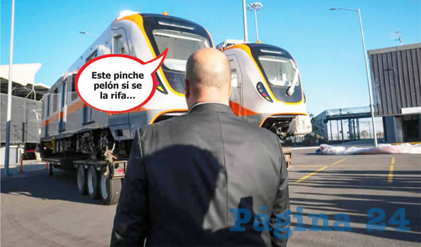 Fotografía satírica con dialogos añadidos a la imagen original.