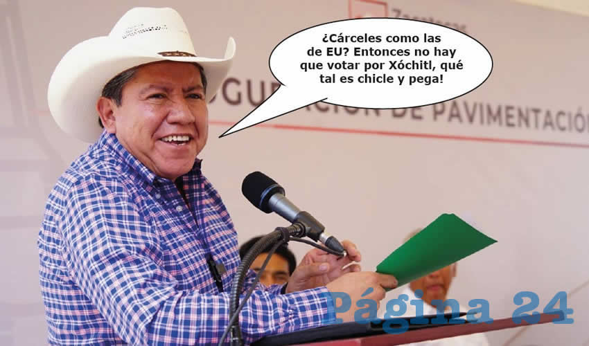 Fotografía satírica con dialogos añadidos a la imagen original.
