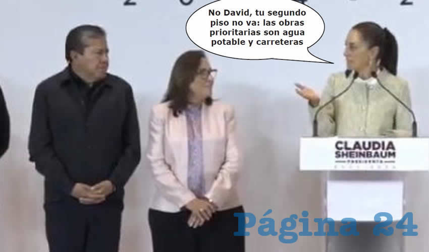 Fotografía satírica con dialogos añadidos a la imagen original.