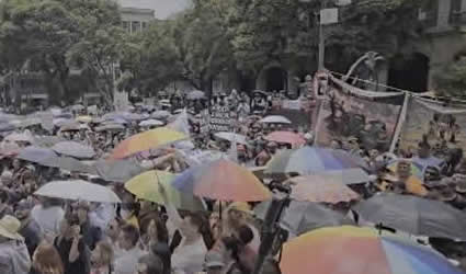 10 mil Estudiantes se Manifestaron a Favor de la Reforma al Poder Judicial, Medios no Hablan de eso