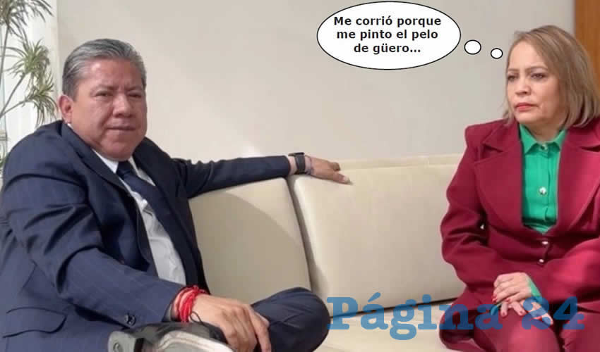 Fotografía satírica con dialogos añadidos a la imagen original.